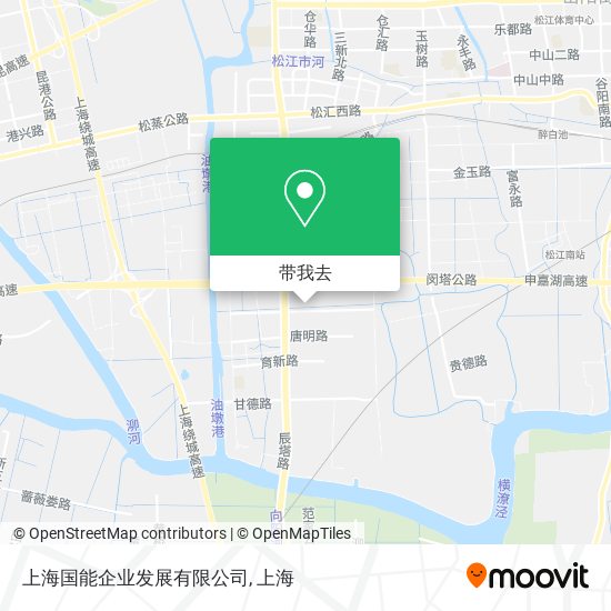 上海国能企业发展有限公司地图