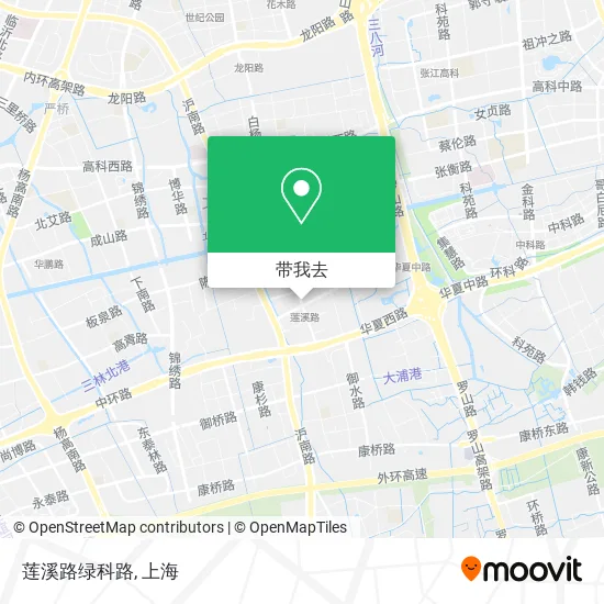 莲溪路绿科路地图