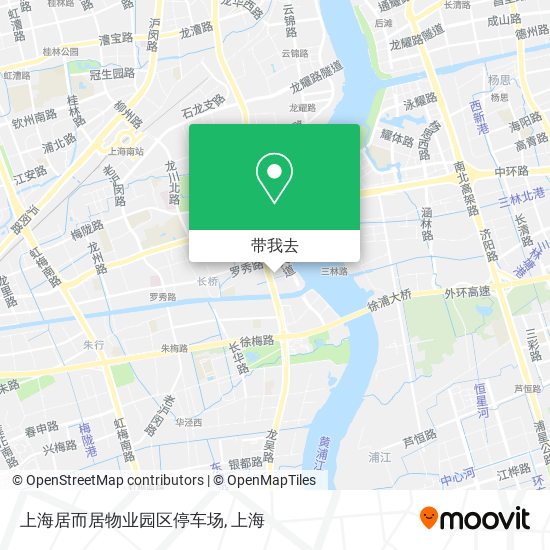 上海居而居物业园区停车场地图