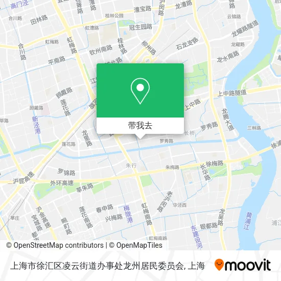 上海市徐汇区凌云街道办事处龙州居民委员会地图