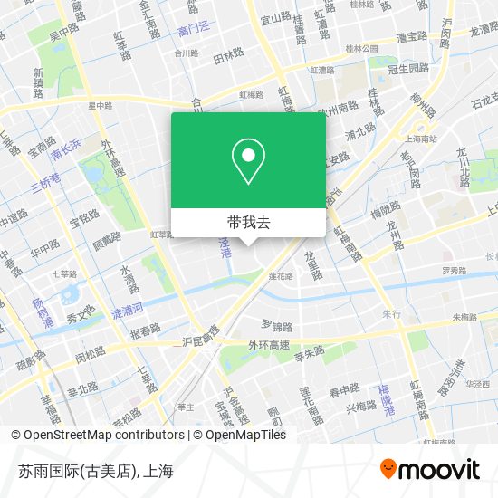 苏雨国际(古美店)地图