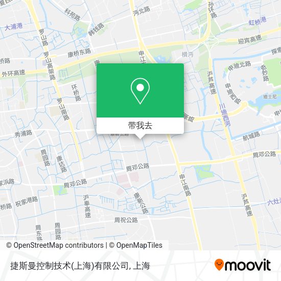 捷斯曼控制技术(上海)有限公司地图
