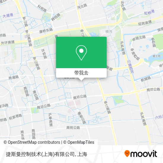 捷斯曼控制技术(上海)有限公司地图