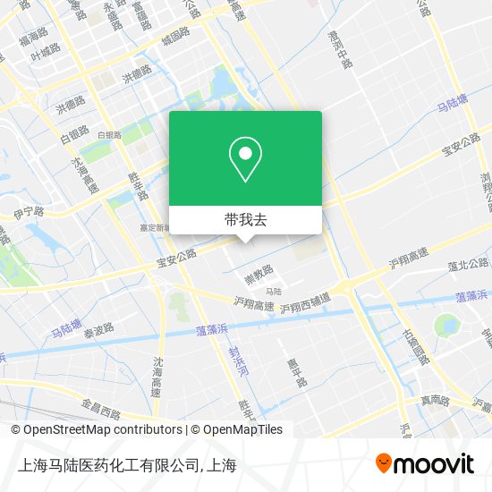 上海马陆医药化工有限公司地图