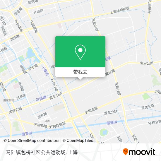 马陆镇包桥社区公共运动场地图