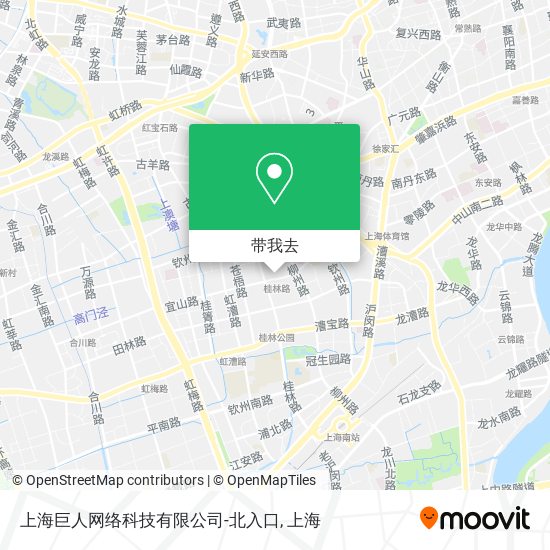 上海巨人网络科技有限公司-北入口地图