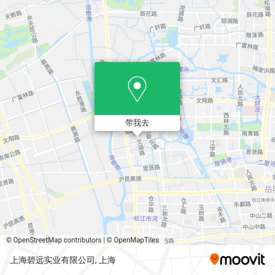 上海碧远实业有限公司地图