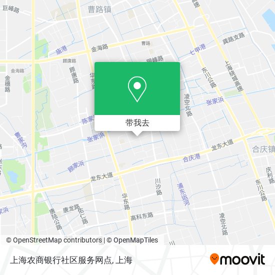 上海农商银行社区服务网点地图