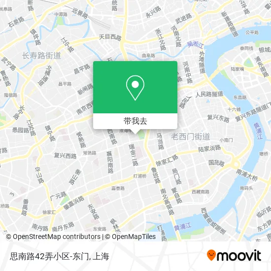 思南路42弄小区-东门地图