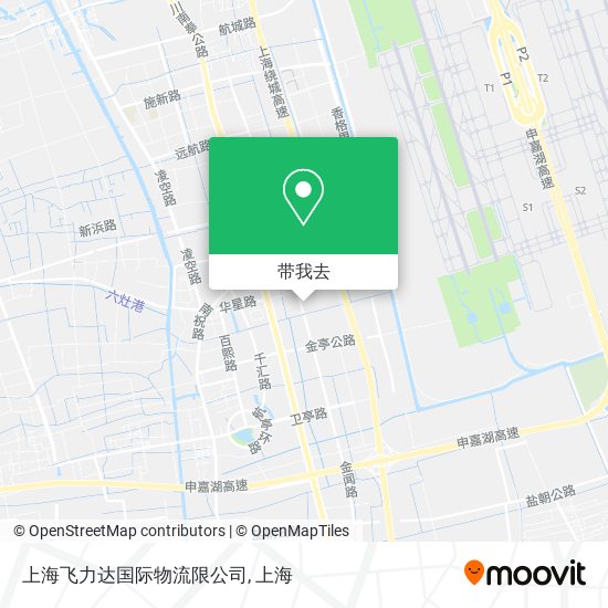 上海飞力达国际物流限公司地图