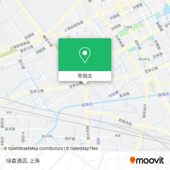 绿森酒店地图