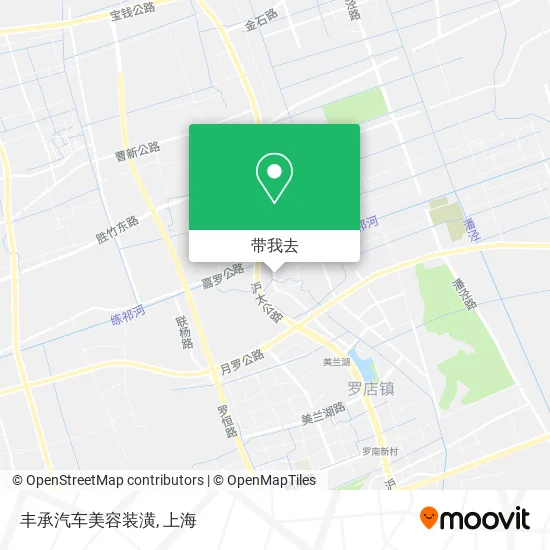 丰承汽车美容装潢地图