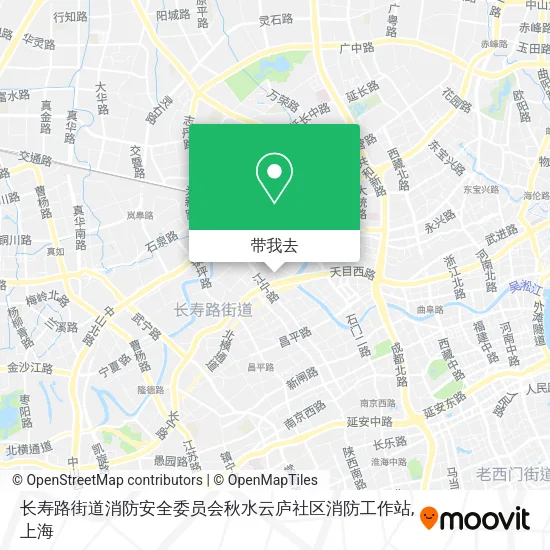 长寿路街道消防安全委员会秋水云庐社区消防工作站地图