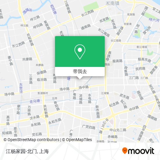 江杨家园-北门地图