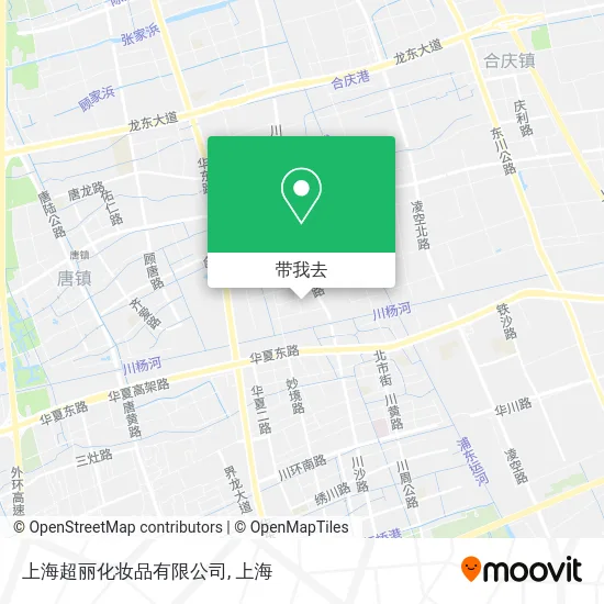 上海超丽化妆品有限公司地图
