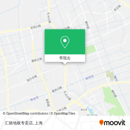 汇丽地板专卖店地图