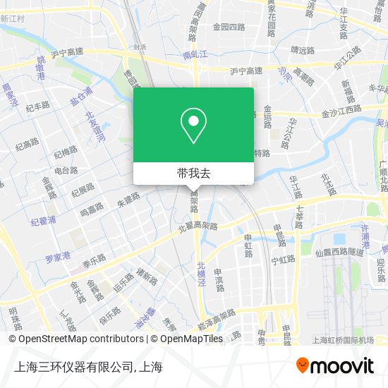 上海三环仪器有限公司地图