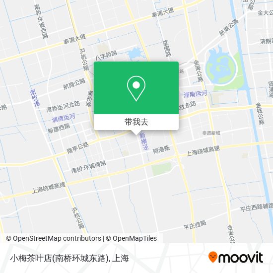 小梅茶叶店(南桥环城东路)地图