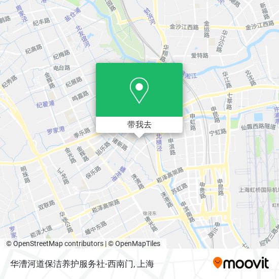 华漕河道保洁养护服务社-西南门地图