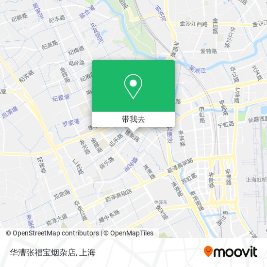 华漕张福宝烟杂店地图