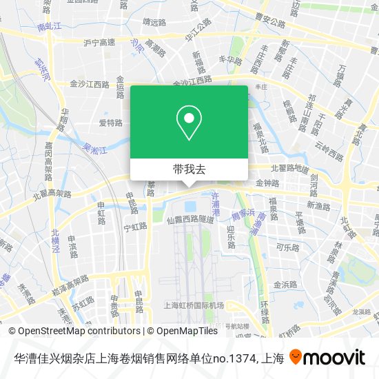 华漕佳兴烟杂店上海卷烟销售网络单位no.1374地图