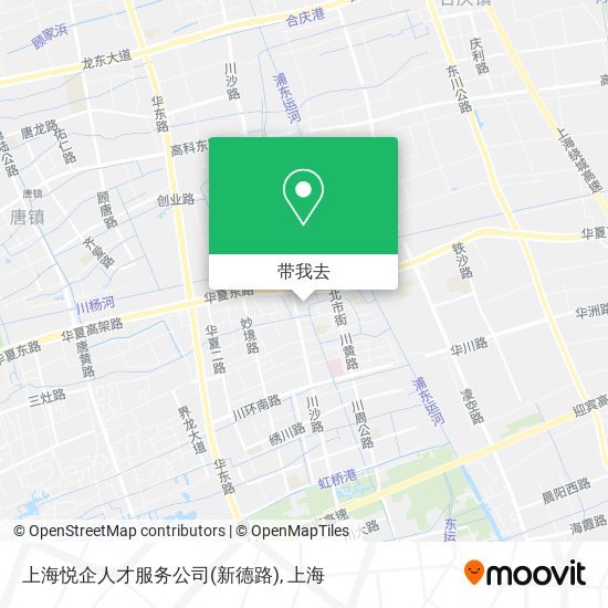 上海悦企人才服务公司(新德路)地图