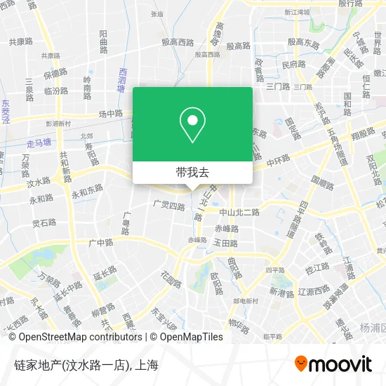 链家地产(汶水路一店)地图