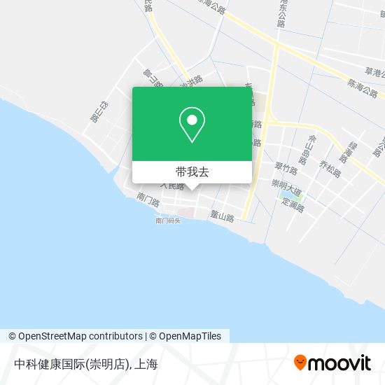 中科健康国际(崇明店)地图