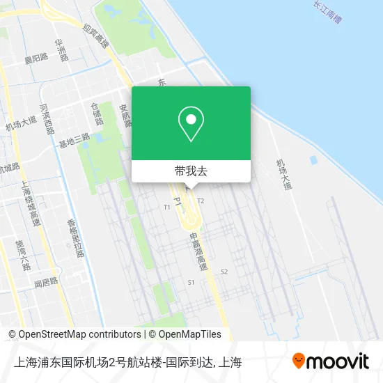 上海浦东国际机场2号航站楼-国际到达地图