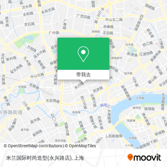 米兰国际时尚造型(永兴路店)地图
