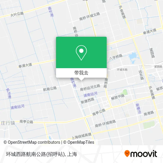 环城西路航南公路(招呼站)地图