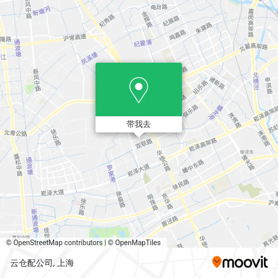 云仓配公司地图