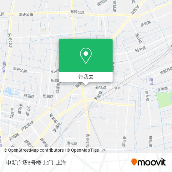 申新广场3号楼-北门地图