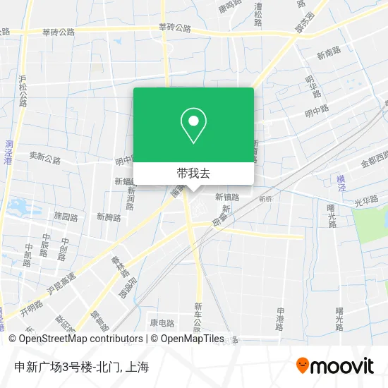 申新广场3号楼-北门地图
