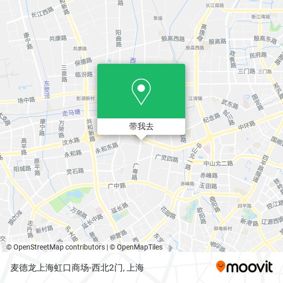 麦德龙上海虹口商场-西北2门地图