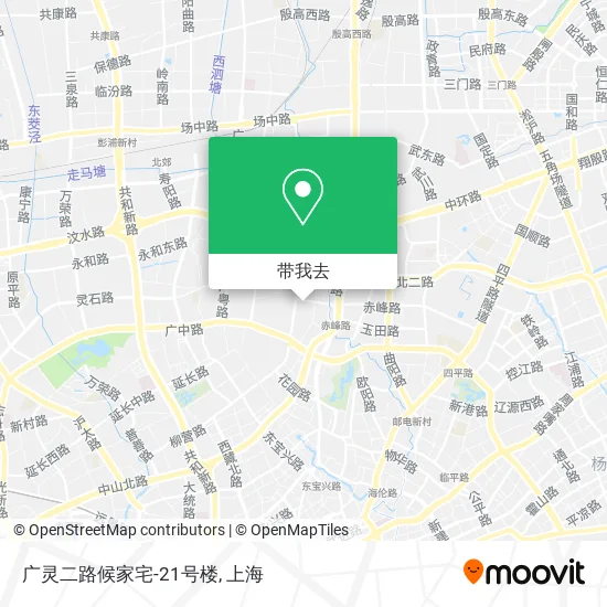 广灵二路候家宅-21号楼地图
