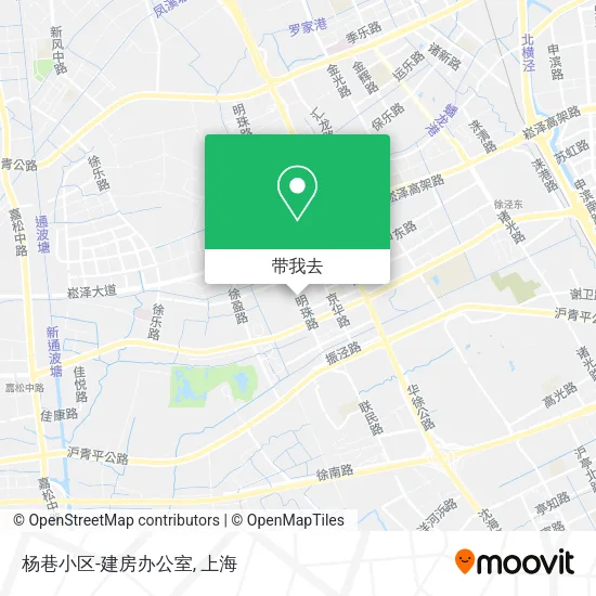 杨巷小区-建房办公室地图