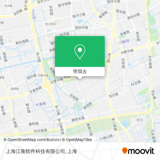 上海江衡软件科技有限公司地图