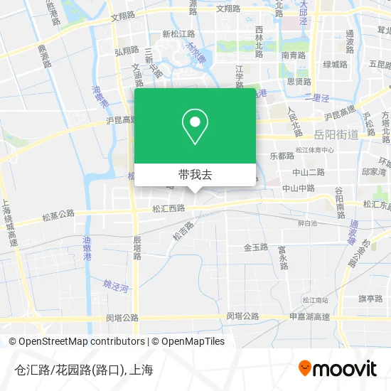 仓汇路/花园路(路口)地图