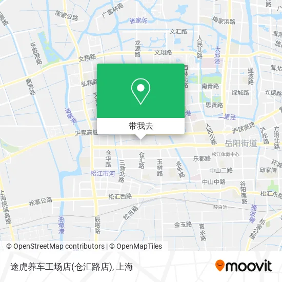 途虎养车工场店(仓汇路店)地图