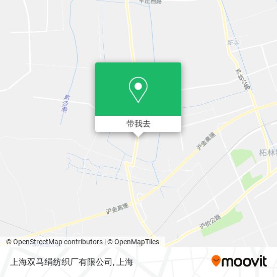 上海双马绢纺织厂有限公司地图