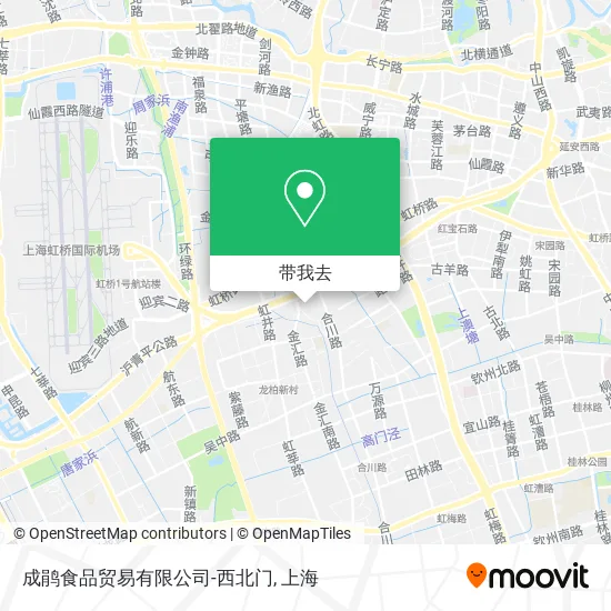 成鹃食品贸易有限公司-西北门地图