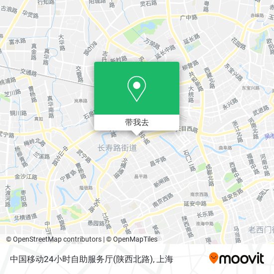 中国移动24小时自助服务厅(陕西北路)地图