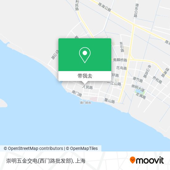 崇明五金交电(西门路批发部)地图