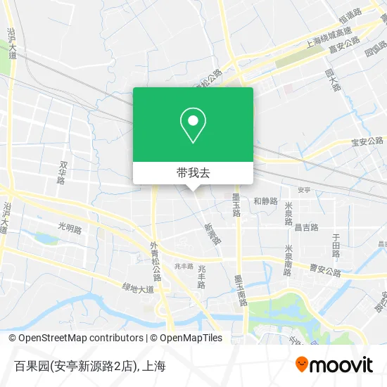 百果园(安亭新源路2店)地图