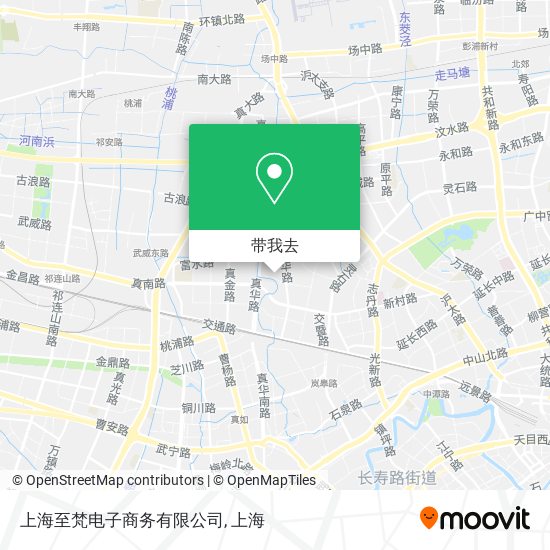 上海至梵电子商务有限公司地图