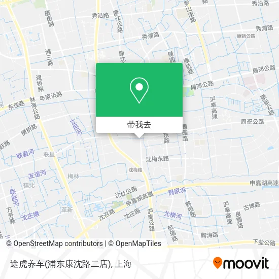 途虎养车(浦东康沈路二店)地图
