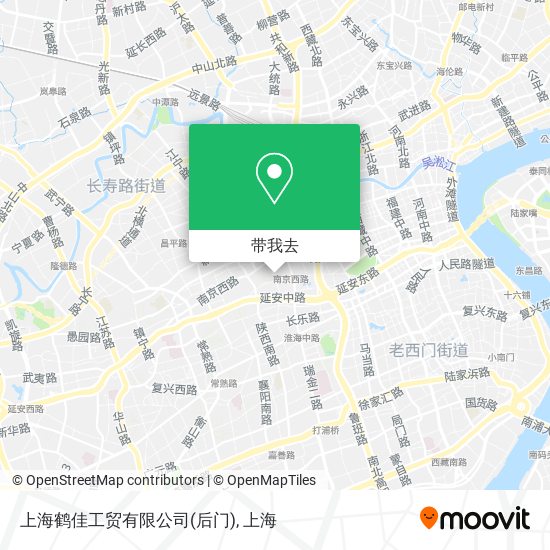 上海鹤佳工贸有限公司(后门)地图