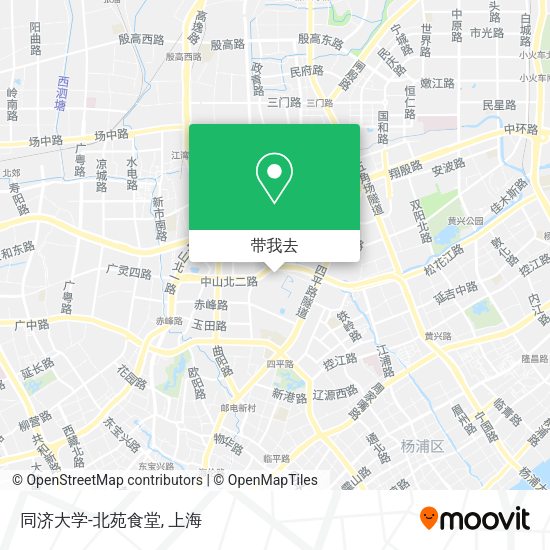 同济大学-北苑食堂地图
