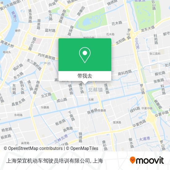 上海荣宜机动车驾驶员培训有限公司地图